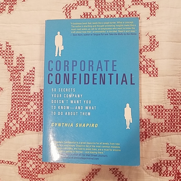 St. Martin's Griffin New York Other - 3 FOR $10 CORPORATE CONFIDENTIAL Cynthia Shapiro